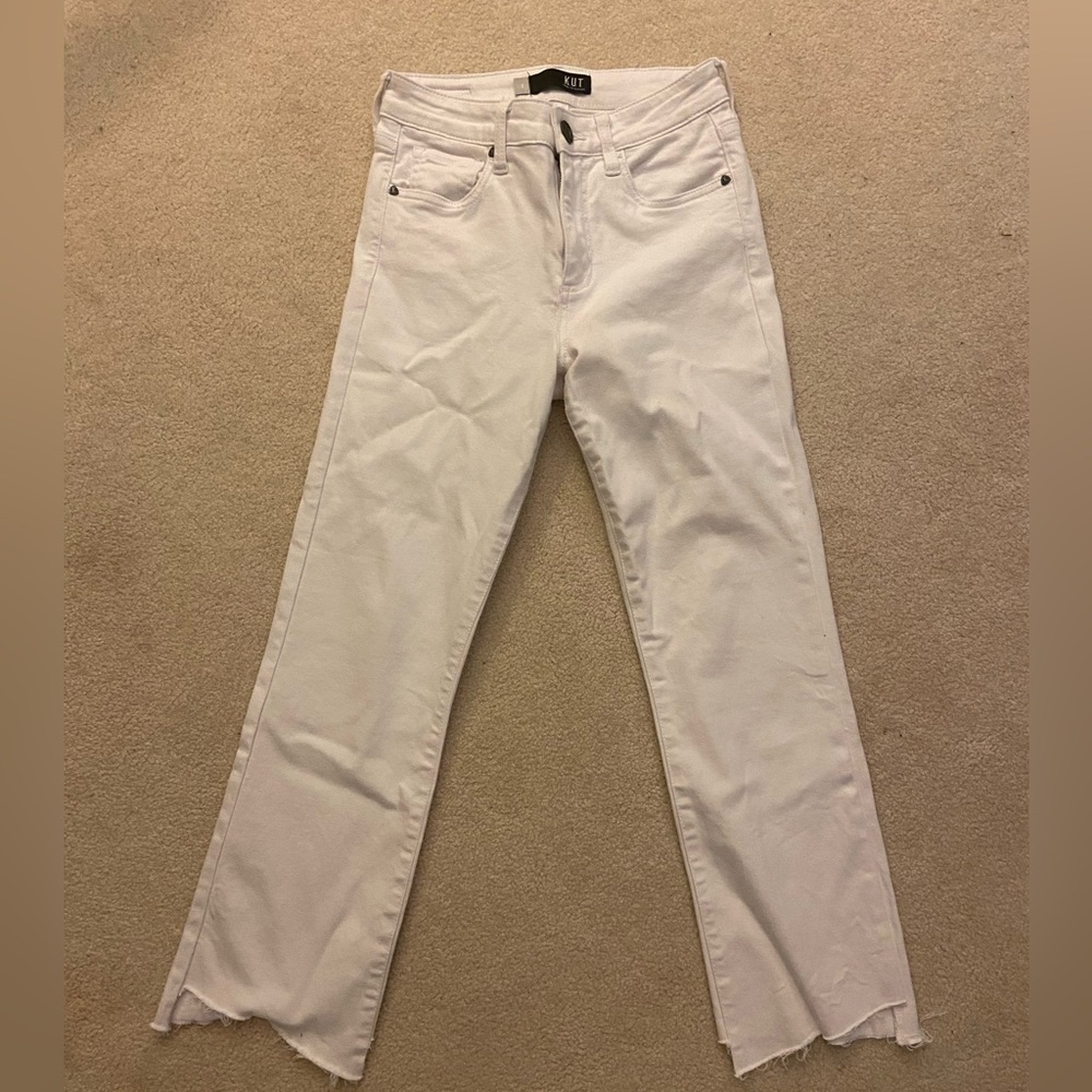 KUT White Jeans